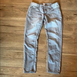 Maurices gray skinny’s, size L